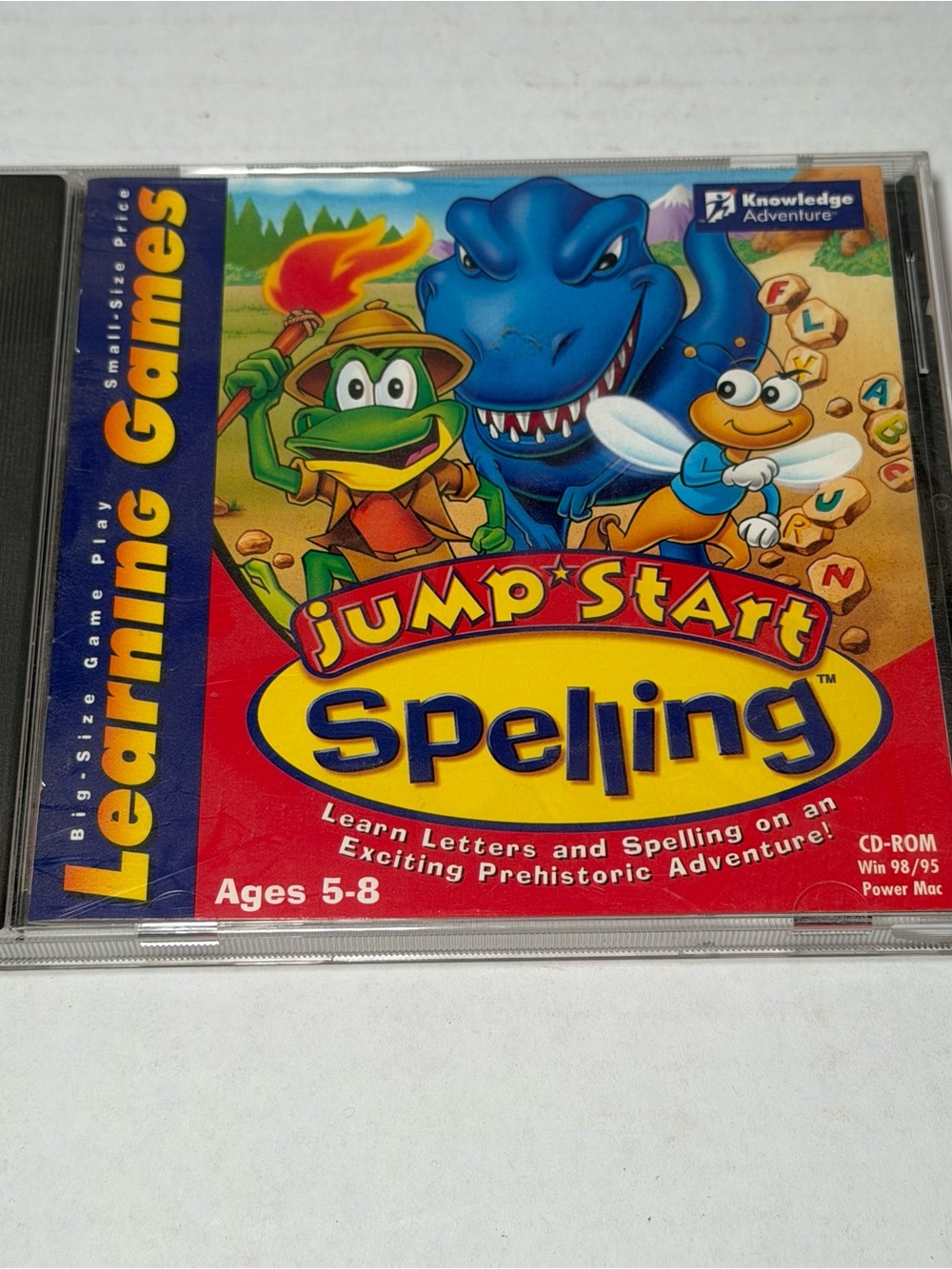 Knowledge Adventure JumpStart Spelling (Windows/Mac, 1998)  Ages 5-8